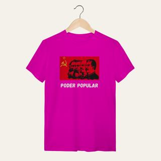 Nome do produto Camiseta Poder Popular: Teoria e Prática - Voz Ativa | Algodão 100% (Quality)