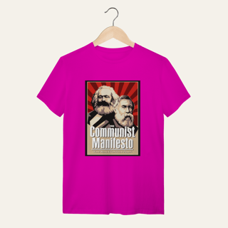 Nome do produto Camiseta Manifesto Comunista: Teoria e Luta - VOZ ATIVA | Algodão 100% (Quality)
