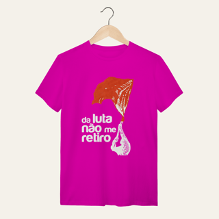 Nome do produto Camiseta Da Luta Não Me Retiro: Firmeza e Ideia - VOZ ATIVA | Algodão 100% (Quality)