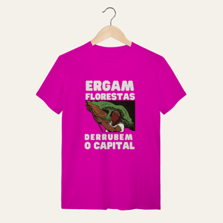 Nome do produto Camiseta Ergam Florestas: Terra e Natureza - VOZ ATIVA | Algodão 100% (Quality)