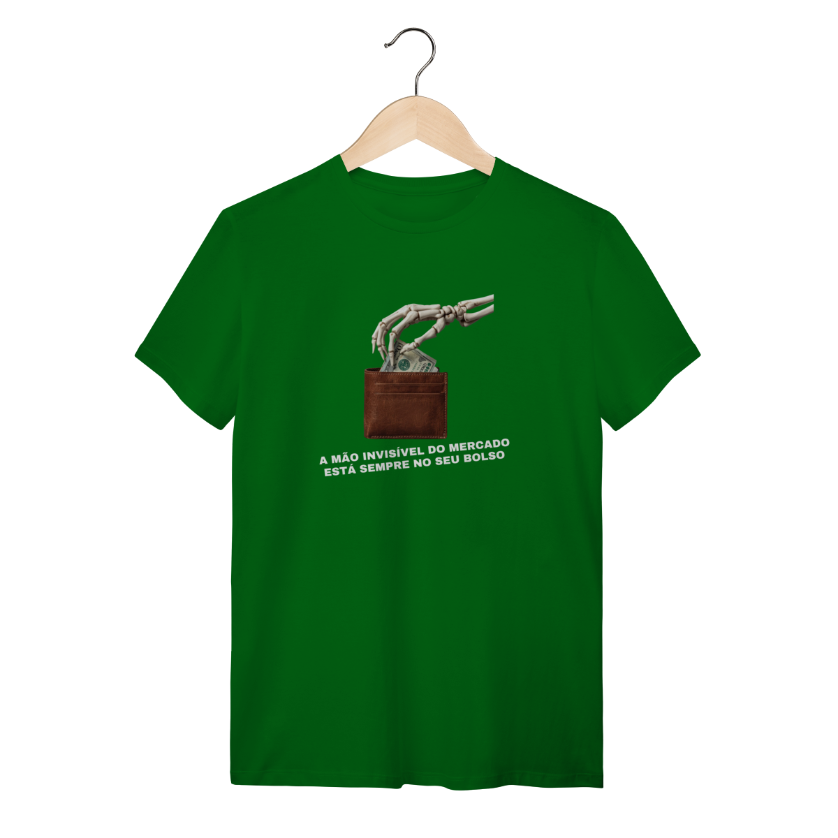 Nome do produto: Camiseta Mão Invisível do Mercado: Sátira Ativa - VOZ ATIVA | Algodão 100% (Quality)