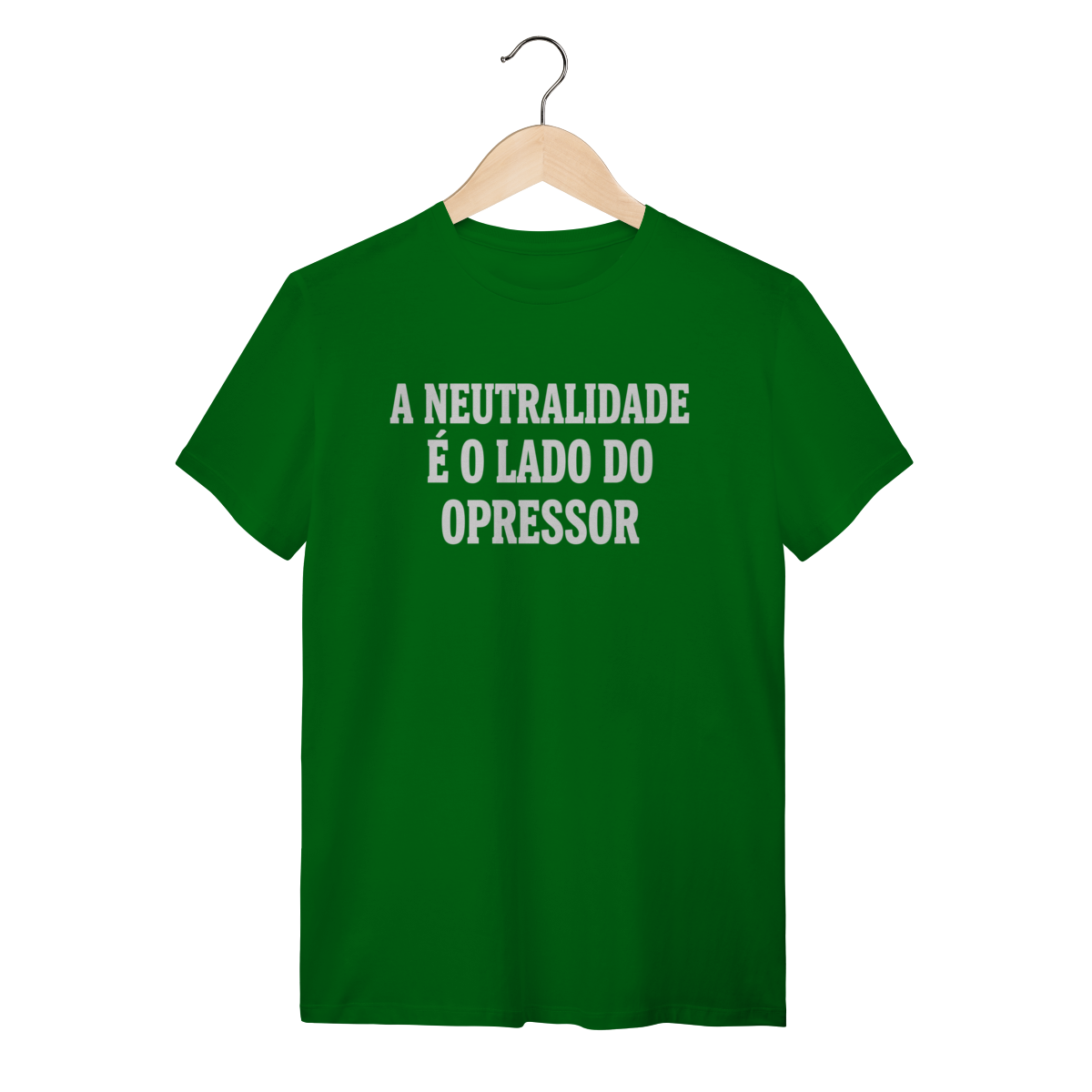 Camiseta A Neutralidade é o Lado do Opressor: Frases e Ideias - VOZ ATIVA | Algodão 100% (Quality)