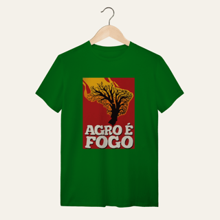 Nome do produto Camiseta Agro é Fogo: Terra e Natureza - VOZ ATIVA | Algodão 100% (Quality)