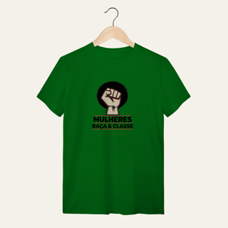 Nome do produto Camiseta Angela Davis: Raça e Classe - Voz Ativa | Algodão 100% (Quality)
