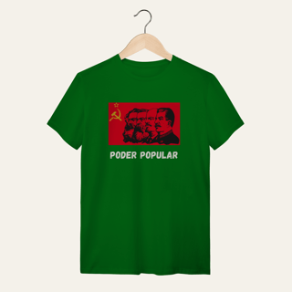 Nome do produto Camiseta Poder Popular: Teoria e Prática - Voz Ativa | Algodão 100% (Quality)