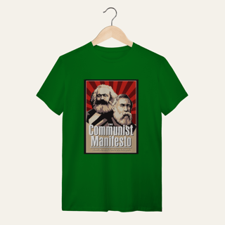 Nome do produto Camiseta Manifesto Comunista: Teoria e Luta - VOZ ATIVA | Algodão 100% (Quality)