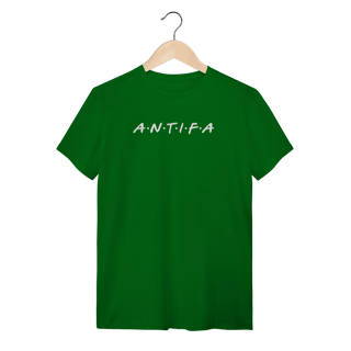 Nome do produto Camiseta Antifa:: Luta e Resistência - VOZ ATIVA | Algodão 100% (Quality)