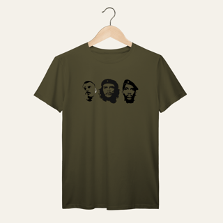 Nome do produto Camiseta Trindade Revolucionária: Heróis do Povo - VOZ ATIVA | Algodão 100% (Prime-Premium)