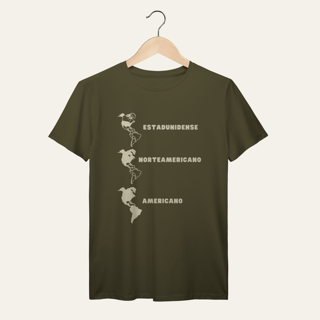 Nome do produto Camiseta Identidade Américas: Luta e Resistência - VOZ ATIVA | Algodão 100% (Prime-Premium)