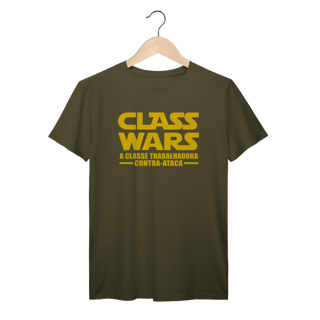 Nome do produto Camiseta Class Wars: Sátira Ativa - VOZ ATIVA | Algodão 100% (Prime-Premium)