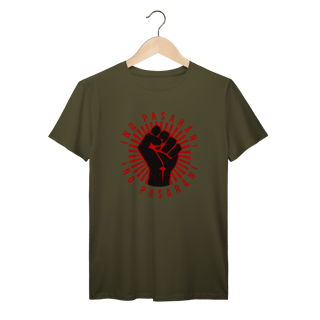 Nome do produto Camiseta ¡No Pasarán!: Luta e Resistência - VOZ ATIVA | Algodão 100% (Prime-Premium)