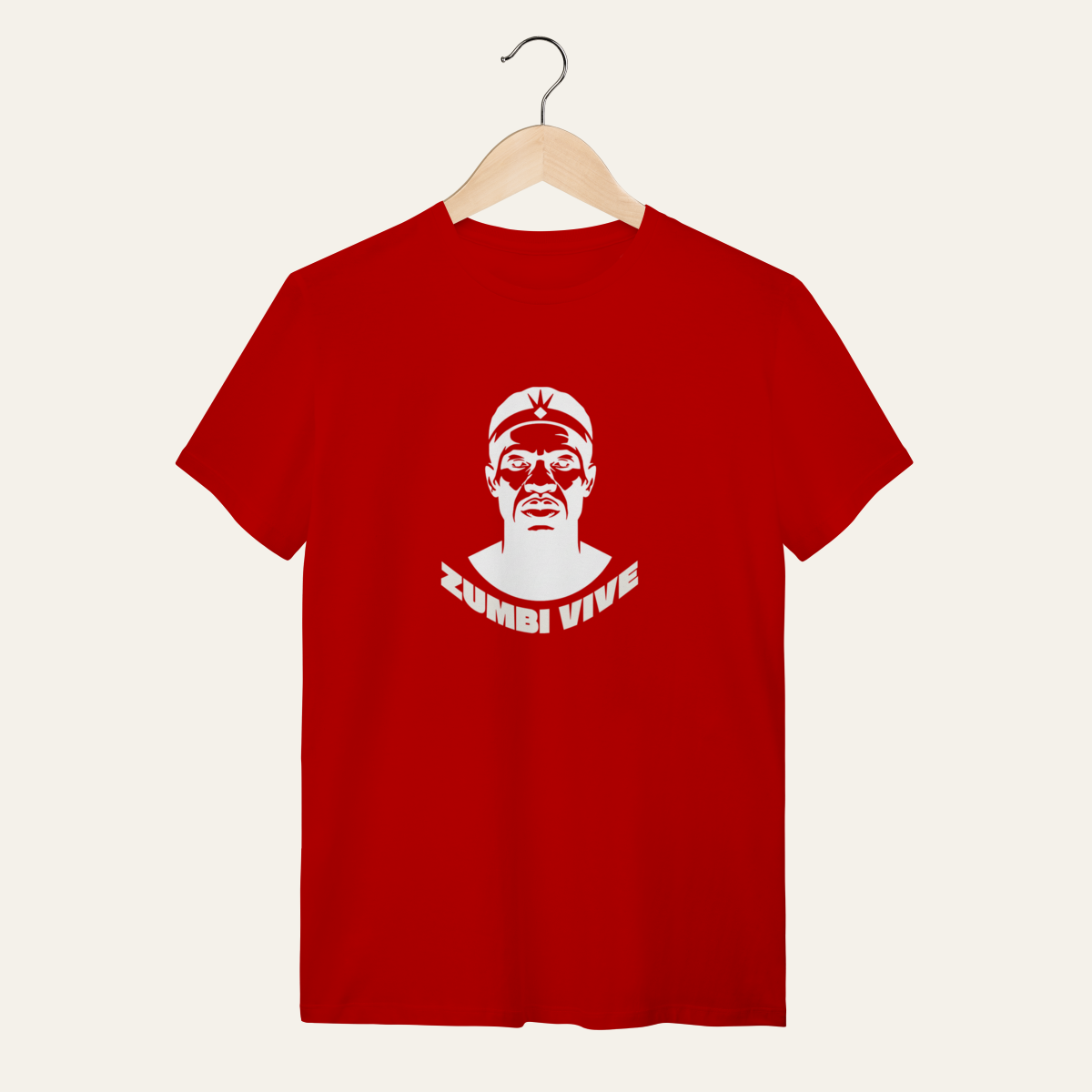 Nome do produto: Camiseta Zumbi dos Palmares Vive - Voz Ativa | Algodão 100% (Quality)