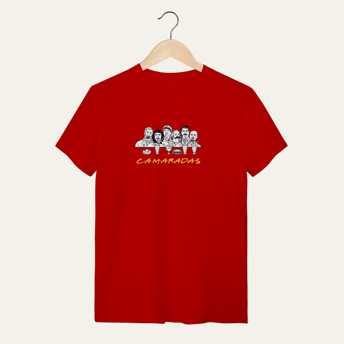 Camiseta Comaradas: Unidade e História - Voz Ativa | Algodão 100% (Quality)