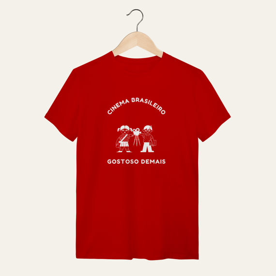 Camiseta Cinema Brasileiro Gostoso Demais: Arte e Cinema - VOZ ATIVA | Algodão 100% (Quality)