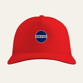 Nome do produto Boné Viva o SUS – VOZ ATIVA | Sarja 100% Algodão (Quality)