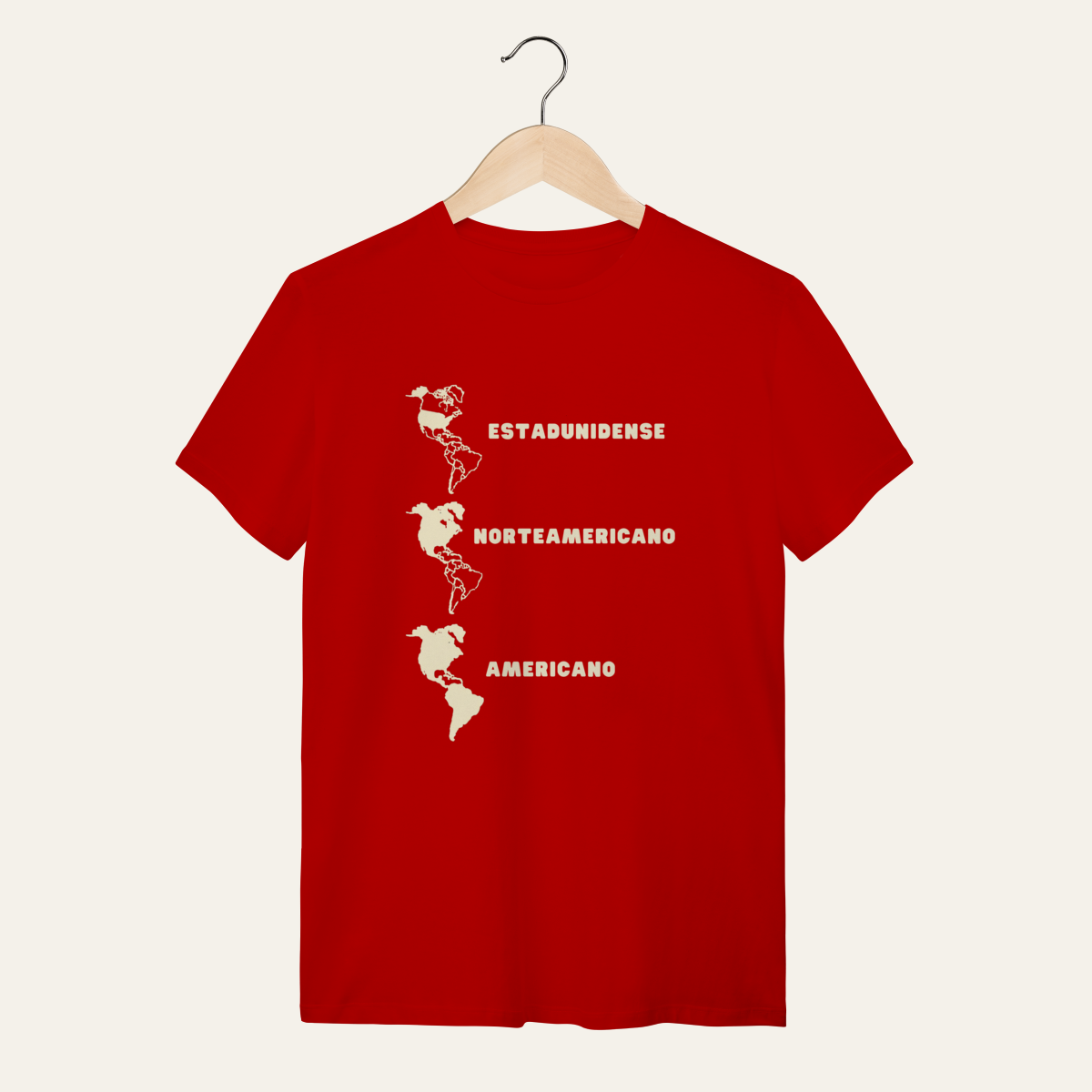 Nome do produto: Camiseta Identidade Américas: Luta e Resistência - VOZ ATIVA | Algodão 100% (Quality)