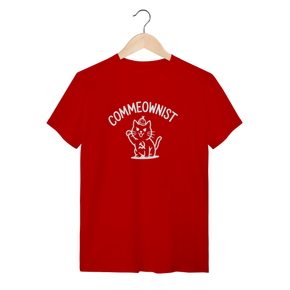 Camiseta Commeownist: Sátira Ativa - VOZ ATIVA | Algodão 100% (Quality)