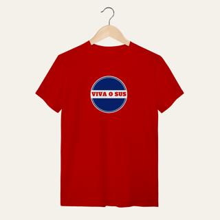 Nome do produto Camiseta Viva o SUS: Saúde é Direito - VOZ ATIVA | Algodão 100% (Quality)