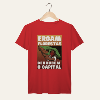 Nome do produto Camiseta Ergam Florestas: Terra e Natureza - VOZ ATIVA | Algodão 100% (Prime-Premium)