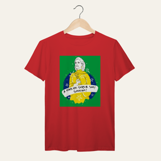 Nome do produto Camiseta A Gente Vai Sorrir Sim: Arte e Cinema - VOZ ATIVA | Algodão 100% (Prime-Premium)