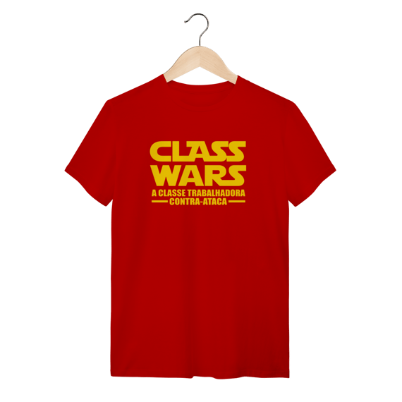 Camiseta Class Wars: Sátira Ativa - VOZ ATIVA | Algodão 100% (Quality)
