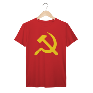 Nome do produto Camiseta Voz Ativa Foide e Martelo: Luta e Resistência- VOZ ATIVA | Algodão 100% (Prime-Premium)