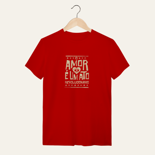 Nome do produto Camiseta O Amor é um Ato Revolucionário: Consciência e Afeto - VOZ ATIVA | Algodão 100% (Quality)