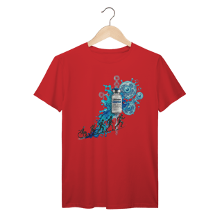 Nome do produto Camiseta Ciência Viva: Saúde e Trabalho - VOZ ATIVA | Algodão 100% (Prime-Premium)