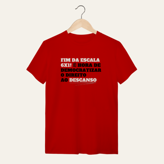 Nome do produto Camiseta Direito ao Descanso: Frases e Ideias - VOZ ATIVA | Algodão 100% (Quality)