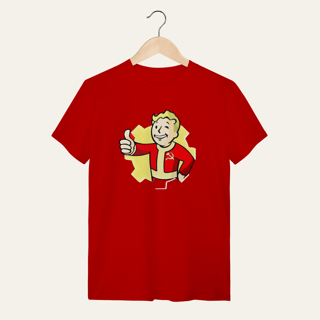Nome do produto Camiseta Vault Boy Revolucionário: Sátira Ativa - VOZ ATIVA | Algodão 100% (Quality)