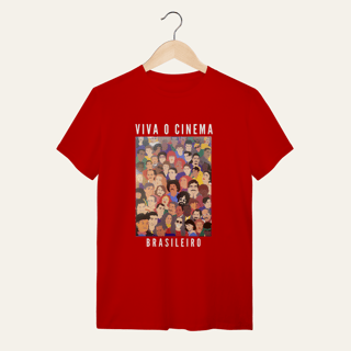 Nome do produto Camiseta Viva o Cinema Brasileiro: Galeria de Ícones - VOZ ATIVA | Algodão 100% (Quality)