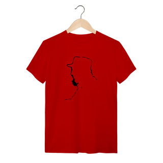 Nome do produto Camiseta Fidel Castro Silhueta: Heróis do Povo - VOZ ATIVA | Algodão 100% (Quality)