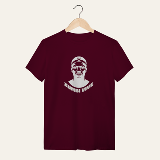 Nome do produto Camiseta Zumbi dos Palmares Vive - Voz Ativa | Algodão 100% (Quality)