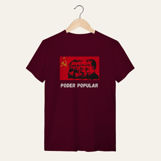 Nome do produto Camiseta Poder Popular: Teoria e Prática - Voz Ativa | Algodão 100% (Quality)