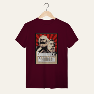 Nome do produto Camiseta Manifesto Comunista: Teoria e Luta - VOZ ATIVA | Algodão 100% (Quality)