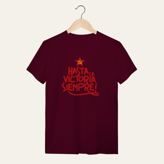 Nome do produto Camiseta Hasta la Victoria Siempre - VOZ ATIVA | Algodão 100% (Quality)