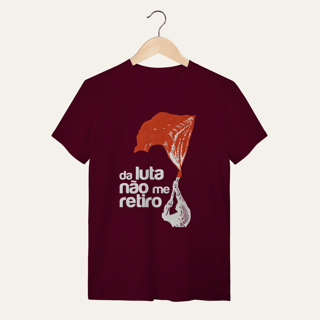 Nome do produto Camiseta Da Luta Não Me Retiro: Firmeza e Ideia - VOZ ATIVA | Algodão 100% (Quality)