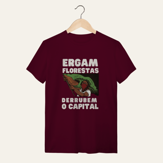Nome do produto Camiseta Ergam Florestas: Terra e Natureza - VOZ ATIVA | Algodão 100% (Quality)