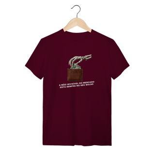 Nome do produto Camiseta Mão Invisível do Mercado: Sátira Ativa - VOZ ATIVA | Algodão 100% (Quality)