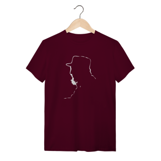 Nome do produto Camiseta Fidel Castro Silhueta: Heróis do Povo - VOZ ATIVA | Algodão 100% (Quality)