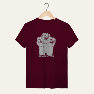 Nome do produto Camiseta Revolution: União e Resistência - VOZ ATIVA | Algodão 100% (Quality)