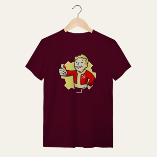 Nome do produto Camiseta Vault Boy Revolucionário: Sátira Ativa - VOZ ATIVA | Algodão 100% (Quality)