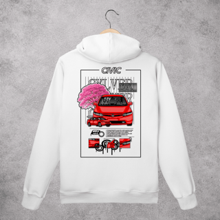 Nome do produto Moletom Canguru civic si branco