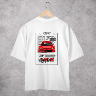 Camiseta Oversized Civic Stock Car v2
