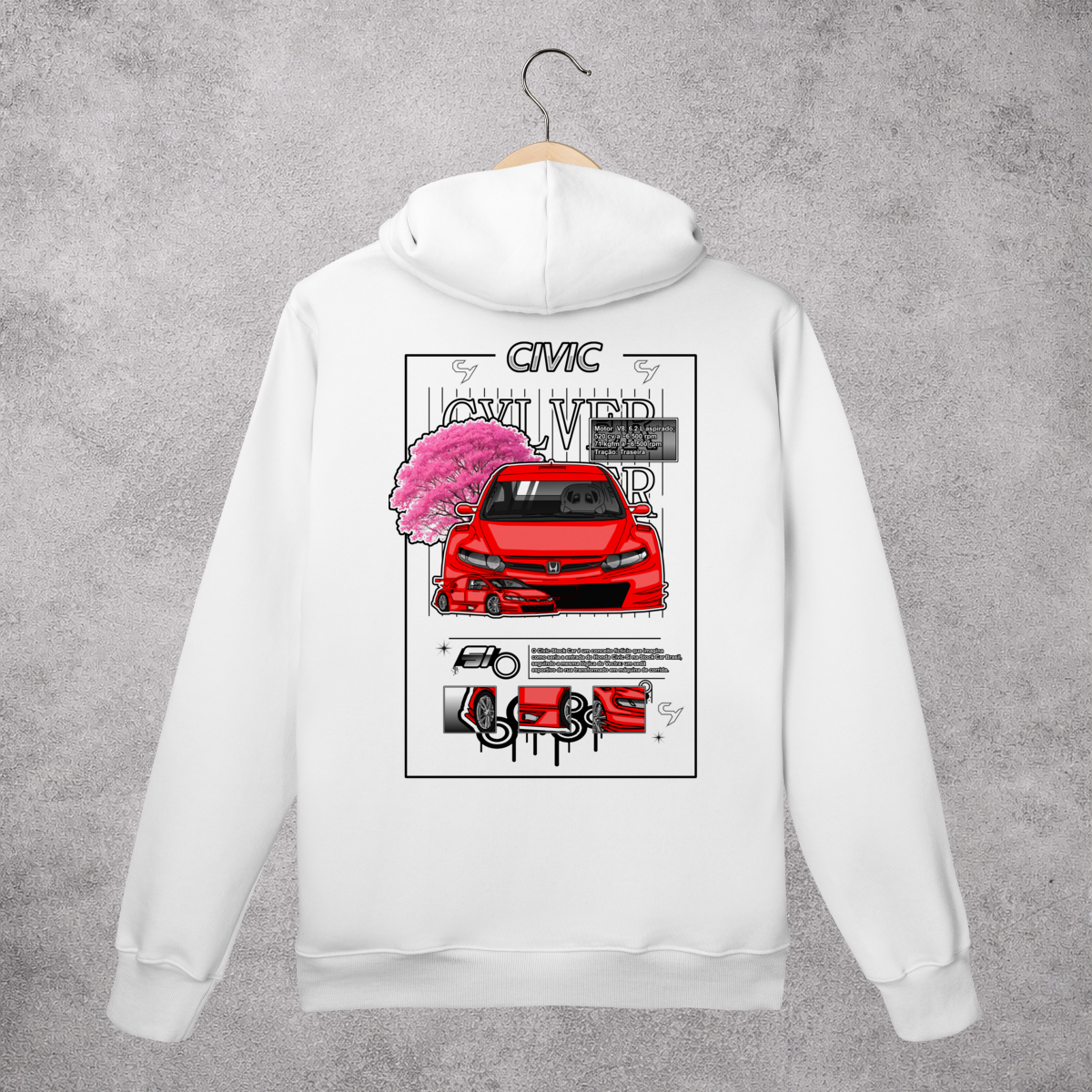 Nome do produto: Molerom Canguru Civic Stock Car