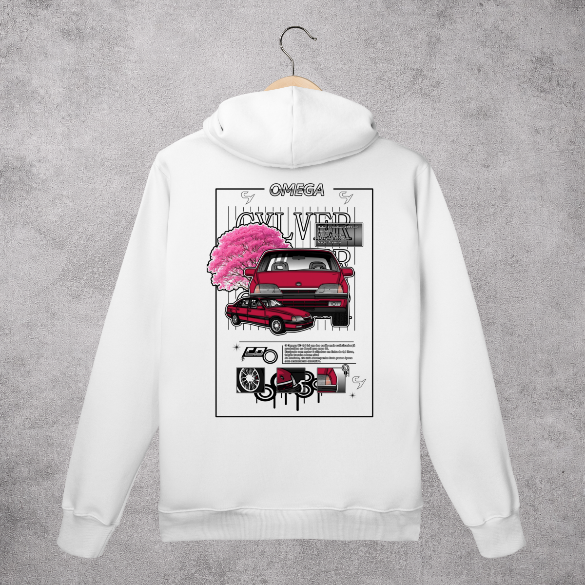 Nome do produto: Moletom Canguru Omega