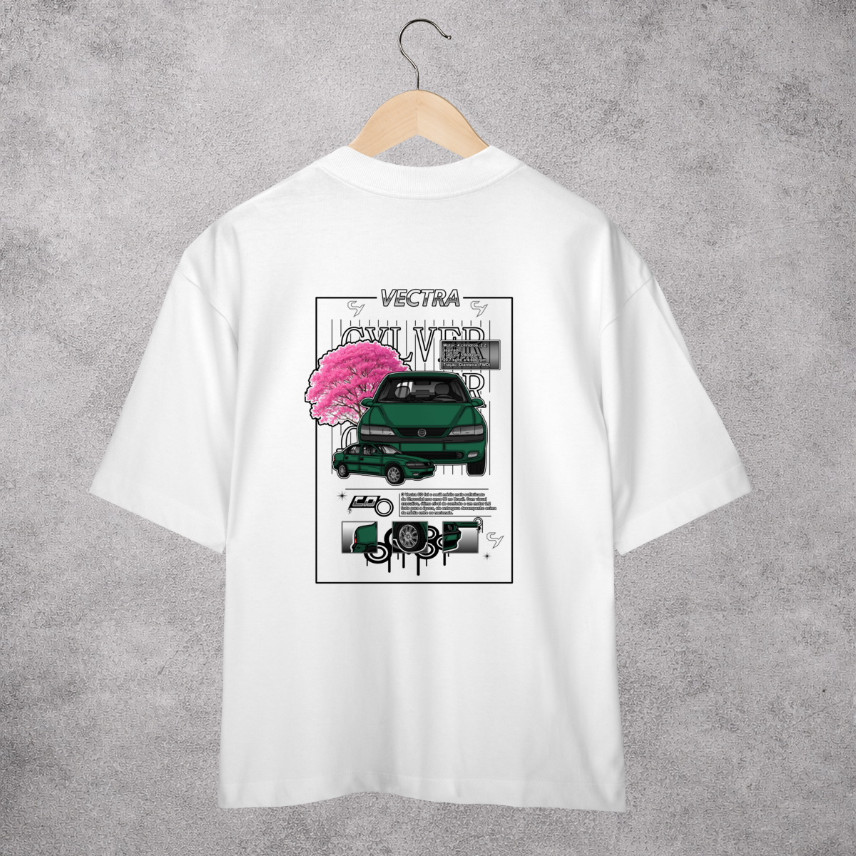 Nome do produto: Camiseta Oversized Vectra