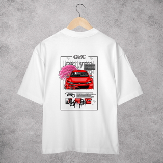 Camiseta Oversized Civic Stock Car
