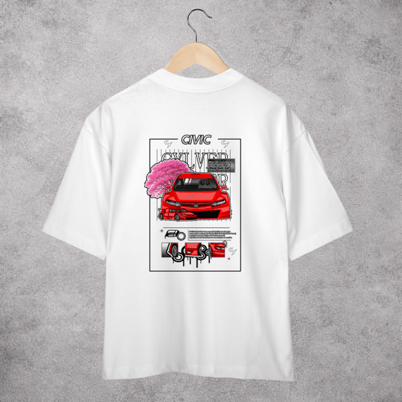 Camiseta Oversized Civic Stock Car