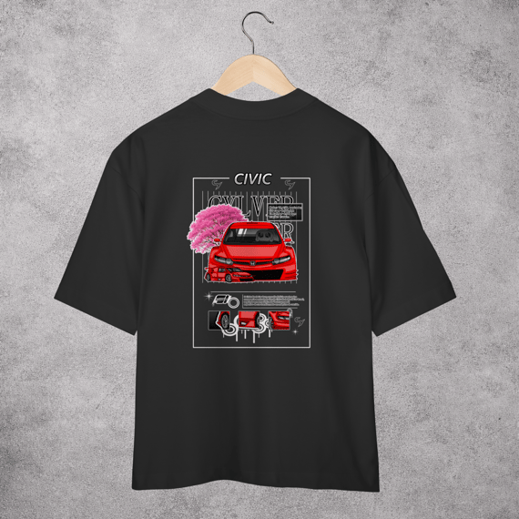 Camiseta Oversized Civic Stock Car
